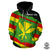 Hawaiian Kanaka Maoli Flag Zip up Hoodie - Polynesian Pride