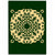 Hawaiian Quilt Alpinia Purpurata Area Rug - AH Green - Polynesian Pride