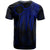 Cook Islands T Shirt Polynesian Wings (Blue) - Polynesian Pride