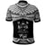 Fiji Polo Shirt Polynesian Tattoo White Version - Polynesian Pride