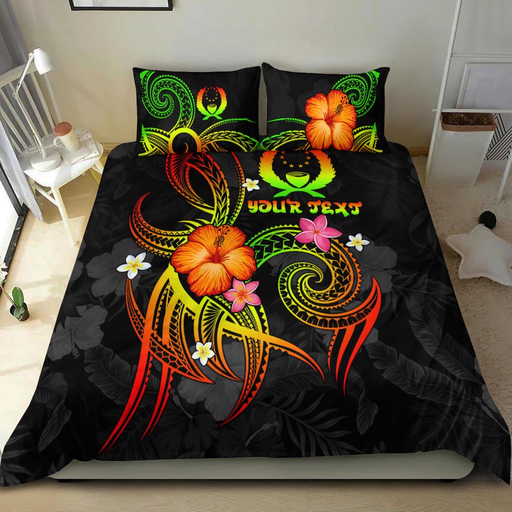 Pohnpei Polynesian Personalised Bedding Set - Legend of Pohnpei (Reggae) Reggae - Polynesian Pride