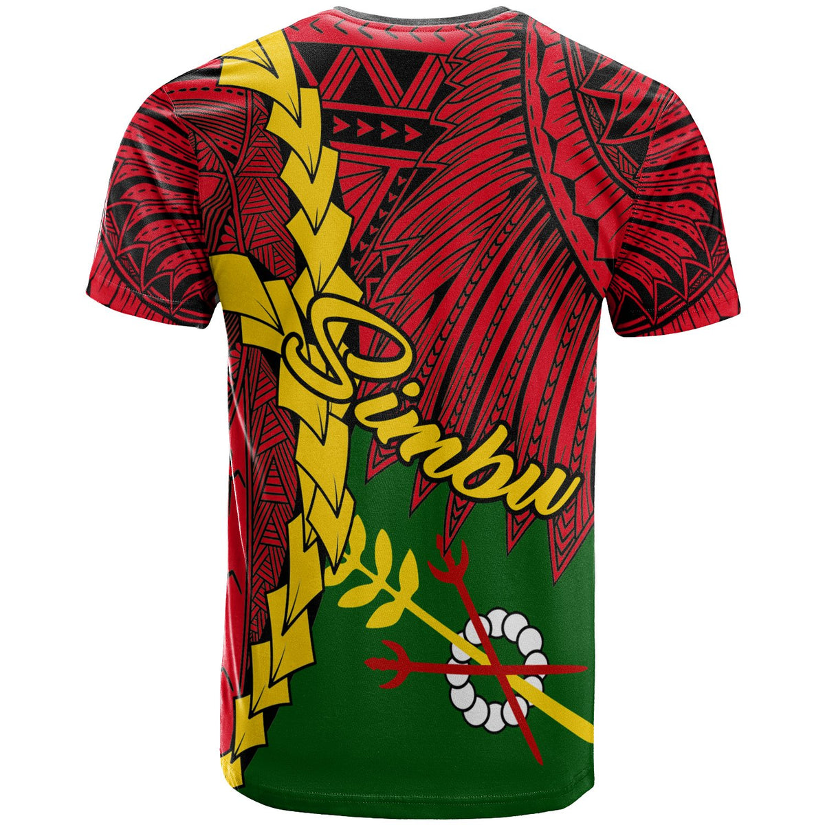 Papua New Guinea Simbu Province Polynesian T Shirt Tribal Wave Tattoo - Polynesian Pride