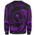 Chuuk Polynesian Sweater - Purple Tribal Wave - Polynesian Pride