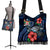 Fiji Polynesian Boho Handbag - Blue Turtle Hibiscus - Polynesian Pride