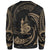 New Caledonia Polynesian Sweater - Gold Tribal Wave - Polynesian Pride