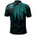 Tuvalu Custom Polo Polynesian Wings (Turquoise) - Polynesian Pride