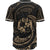 Tonga Polynesian Baseball Shirt - Gold Tribal Wave - Polynesian Pride