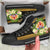 French Polynesia High Top Shoes - Polynesian Gold Patterns Collection - Polynesian Pride