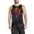 Federated States of Micronesia Men Tank Top - Butterfly Polynesian Style Black - Polynesian Pride