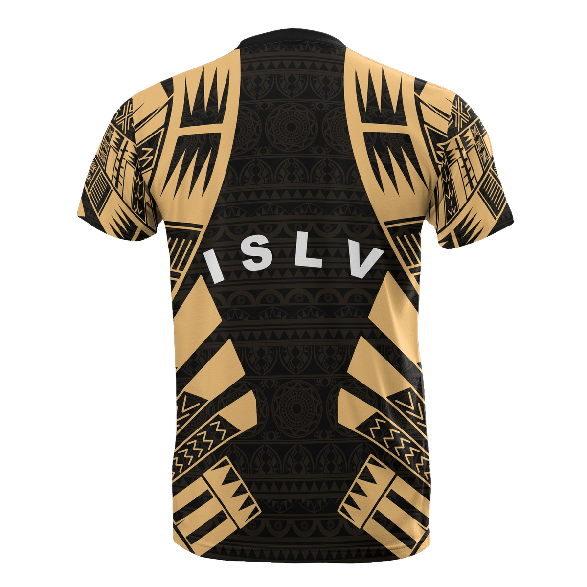 Society Islands T Shirt Society Islands Flag Polynesian Tattoo Gold Style - Polynesian Pride