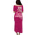 Breast Cancer Pink Ribbon Butterfly Polynesian Pink Version Puletasi Dress - LT12 - Polynesian Pride