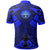 Fsm Custom Polo Shirt Blue Seal with Polynesian Tattoo - Polynesian Pride