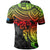 Yap Polo Shirt Yap Flag Reggae Turtle Hibiscus - Polynesian Pride