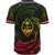 Guam Polynesian Custom Personalised Baseball Shirt - Reggae Tribal Wave - Polynesian Pride