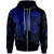Federated States of Micronesia Zip up Hoodie Polynesian Wings (Blue) Unisex Blue - Polynesian Pride