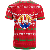 Tahiti Christmas T Shirt Ugly Christmas LT12 - Polynesian Pride