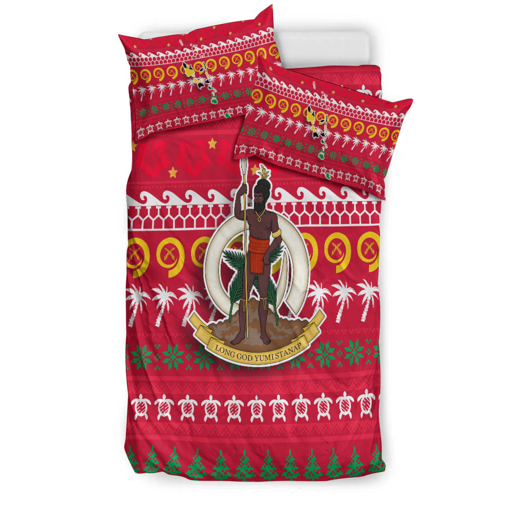 Vanuatu Christmas Bedding Set - Ugly Christmas - LT12 - Polynesian Pride
