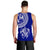 Tonga Men Tank Top Tongan Blue Turtle - LT12 - Polynesian Pride