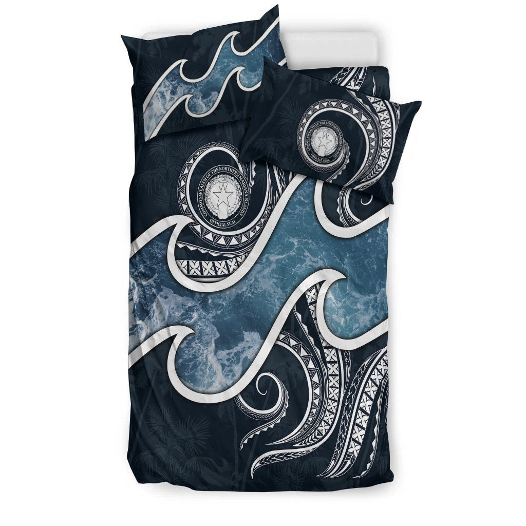 Northern Mariana Islands Polynesian Bedding Set - Ocean Style - Polynesian Pride