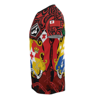 Tonga Pride T Shirt Tonga Flag Coat of Arms Polynesian Tattoo - Polynesian Pride