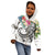 Fiji Polynesian Zip up Hoodie Summer Plumeria (White) - Polynesian Pride