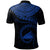 Tokelau Polynesian Polo Shirt Tokelau Waves (Blue) - Polynesian Pride