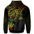 Cook Islands Custom Zip up Hoodie Reggae Turtle - Polynesian Pride