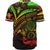 Cook Islands Baseball Shirt - Reggae Color Cross Style - Polynesian Pride