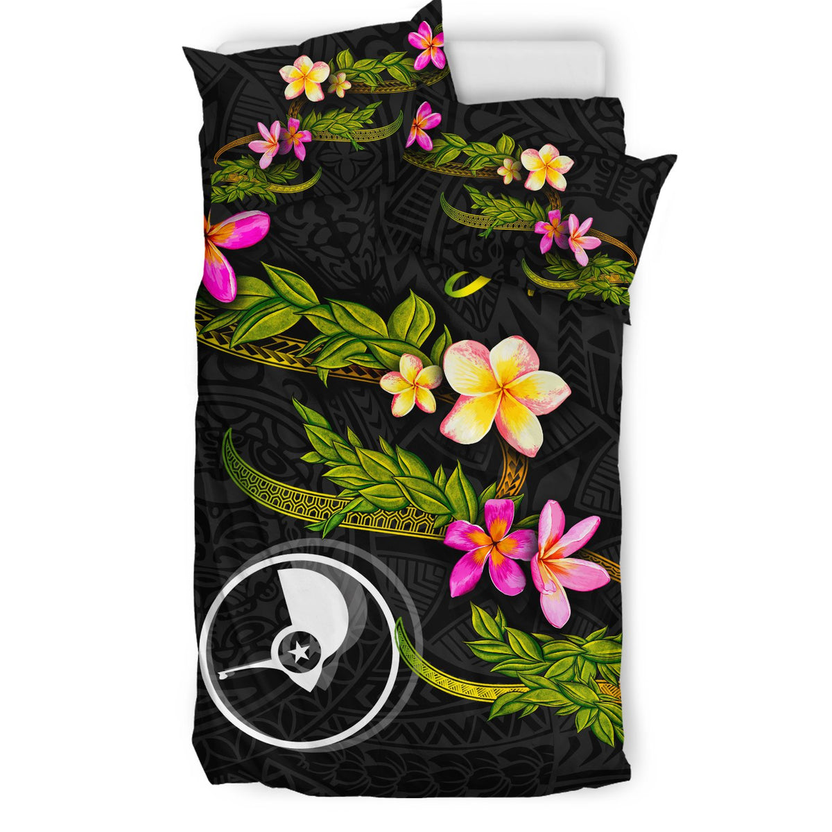 Yap Polynesian Bedding Set - Plumeria Tribal - Polynesian Pride