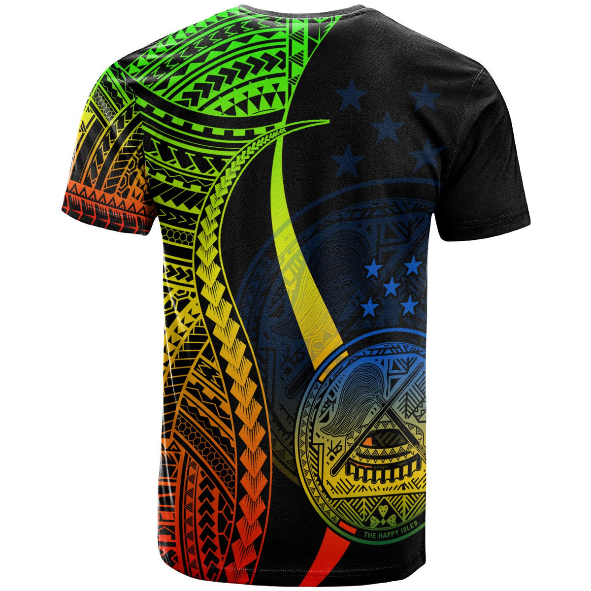 AS Solomon T Shirt Nighe Man ver1 Polynesian Tentacle Tribal Pattern - Polynesian Pride