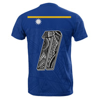 Nauru All Over T Shirt Nauru Flag Micronesia Style - Polynesian Pride