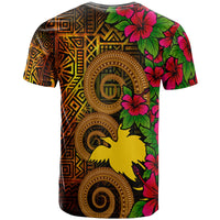 Papua New Guinea Polynesian Custom T Shirt Hibiscus Vintage - Polynesian Pride