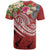 Polynesian Hawaii T Shirt Summer Plumeria (Red) - Polynesian Pride