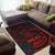 Palau Polynesian Area Rug - Red Tribal Wave - Polynesian Pride