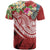 Tahiti Polynesian T Shirt Summer Plumeria (Red) - Polynesian Pride