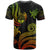 Marshall Islands T Shirt Polynesian Turtle With Pattern Reggae - Polynesian Pride