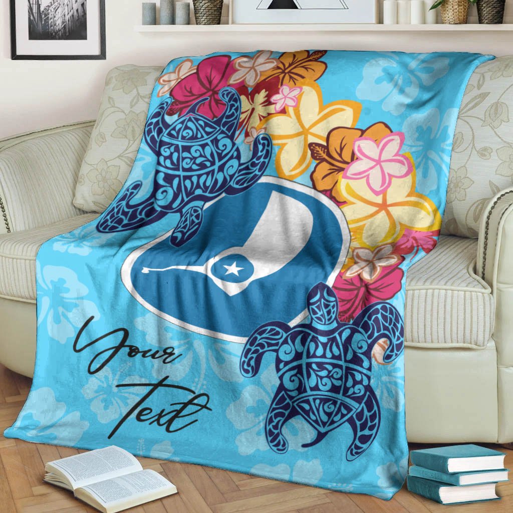 Yap Custom Personalised Premium Blanket - Tropical Style - Polynesian Pride