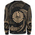 Tahiti Polynesian Custom Personalised Sweater - Gold Tribal Wave - Polynesian Pride