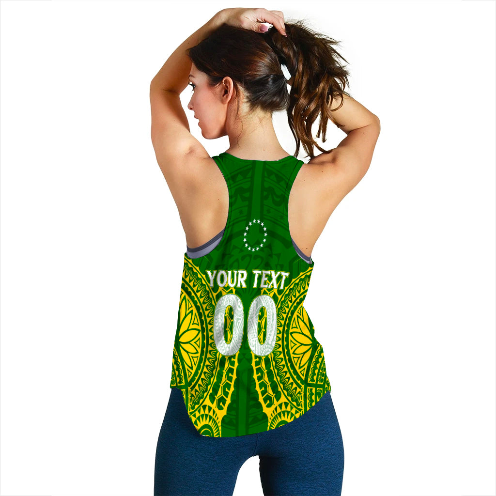 (Custom Personalised) Cook Islands Women Tank Top - Tribal Pattern - LT12 - Polynesian Pride