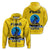 American Samoa Zip up Hoodie Fuao of Vatia Pride LT12 Unisex Yellow - Polynesian Pride