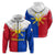 The Philippines Legend Hoodie LT12 Zip Hoodie Red - Polynesian Pride