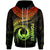 Pohnpei Polynesian Zip up Hoodie Pohnpei Waves (Reggae) Unisex Reggae - Polynesian Pride