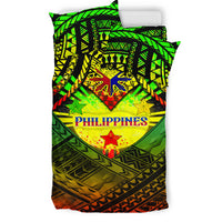 Philippines Polynesian Bedding Set - Custom Hope Begins In Your Home Reggae Style - Polynesian Pride