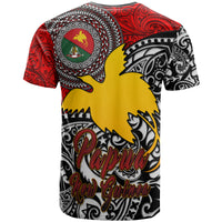 Papua New Guinea T shirt Custom East Sepik Of Papua New Guinea With Polynesian Patterns T shirt - Polynesian Pride
