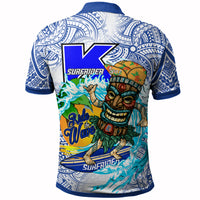 Hawaii Polynesian Custom Polo Shirt Kailua High School Tiki Tribal Surfriders Polynesian Culture LT10 - Polynesian Pride