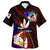 Polynesian Matching Dress and Hawaiian Shirt American Samoa State Flag And Marijuana Leaf - Polynesian Pride