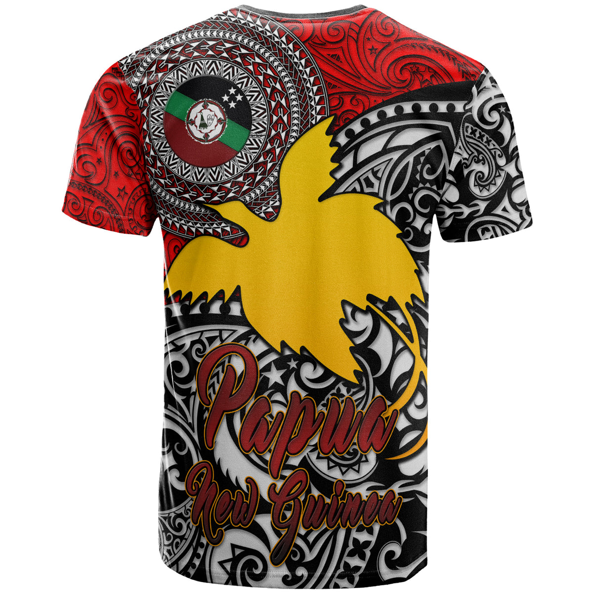 Papua New Guinea T shirt Custom East New Britain Of Papua New Guinea With Polynesian Patterns T shirt - Polynesian Pride