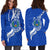 Pohnpei Hoodie Dress - Micronesia Pride Blue - LT12 - Polynesian Pride