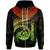 Vanuatu Polynesian Zip up Hoodie Vanuatu Waves (Reggae) Unisex Reggae - Polynesian Pride