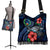 Pohnpei Polynesian Boho Handbag - Blue Turtle Hibiscus - Polynesian Pride